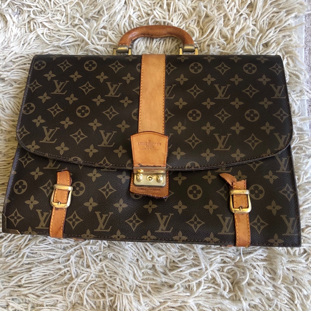 Authentic Vintage Louis Vuitton Briefcase